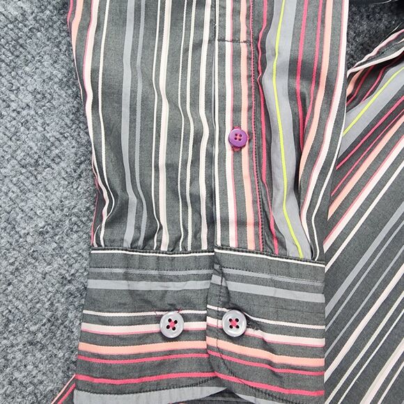 Tommy Bahama Shirt Mens XL Colorful Striped Long Sleeve Casual Career Button Up - Picture 9 of 16